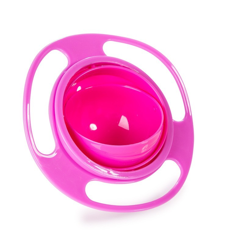 Spill-Proof 360° Rotating Bowl – The Ultimate Mess-Free Solution for Kids and Families!