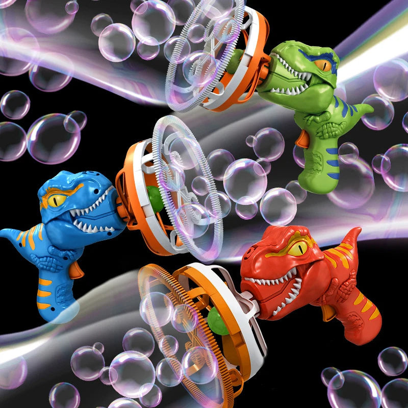 Handheld Dinosaur Bubble Gun – Fun Cartoon Toy for Kids!