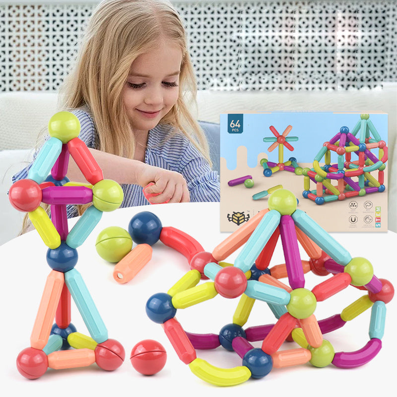 Enhance Creativity and Learning for your kids with Magnetic Building Blocks - Mahmoud Mart