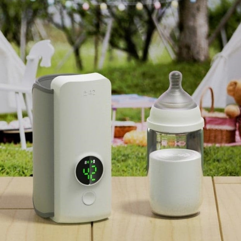 Portable USB Rechargeable Baby Bottle Warmer – Constant Temperature Heating Sleeve