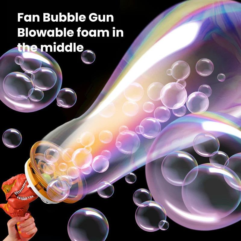 Handheld Dinosaur Bubble Gun – Fun Cartoon Toy for Kids!