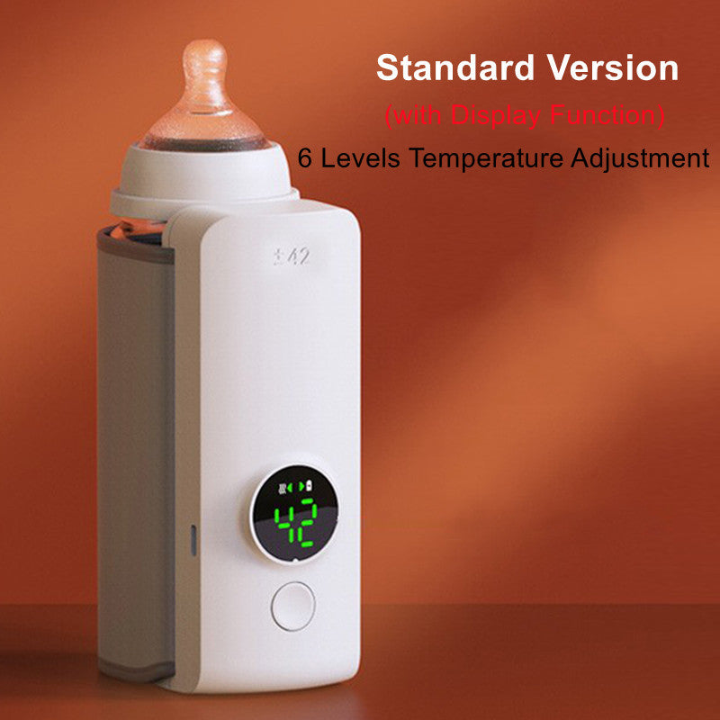 Portable USB Rechargeable Baby Bottle Warmer – Constant Temperature Heating Sleeve